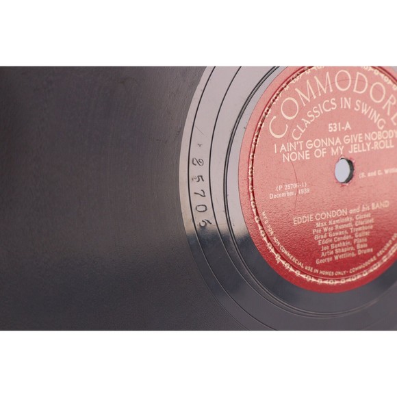 Eddie Condon - I Ain't Gonna Give Nobody My Jellyroll 1941 10" 78 rpm Record 531 - Picture 6 of 16